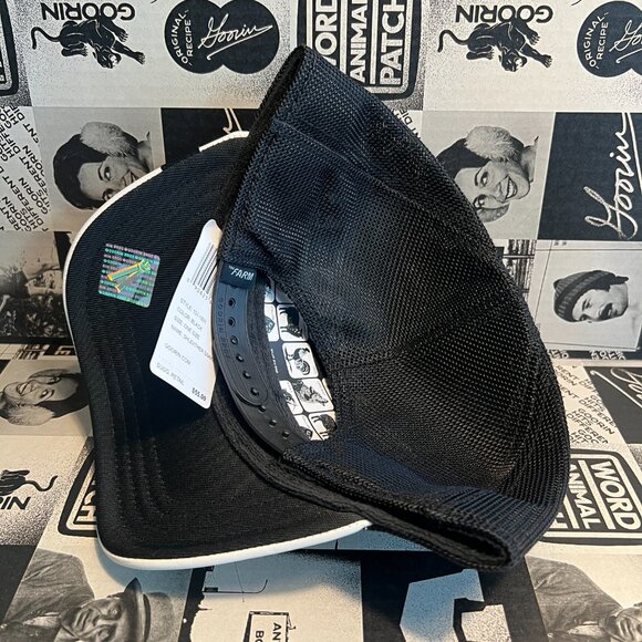 Authentic Goorin Bros Shleather Snake "Mamba" Black White Leather Hat (NWT) - Picture 3 of 3